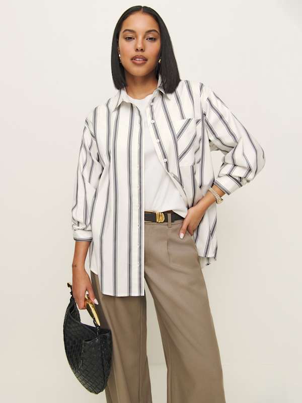 Eli Oversized Shirt - Marco Stripe